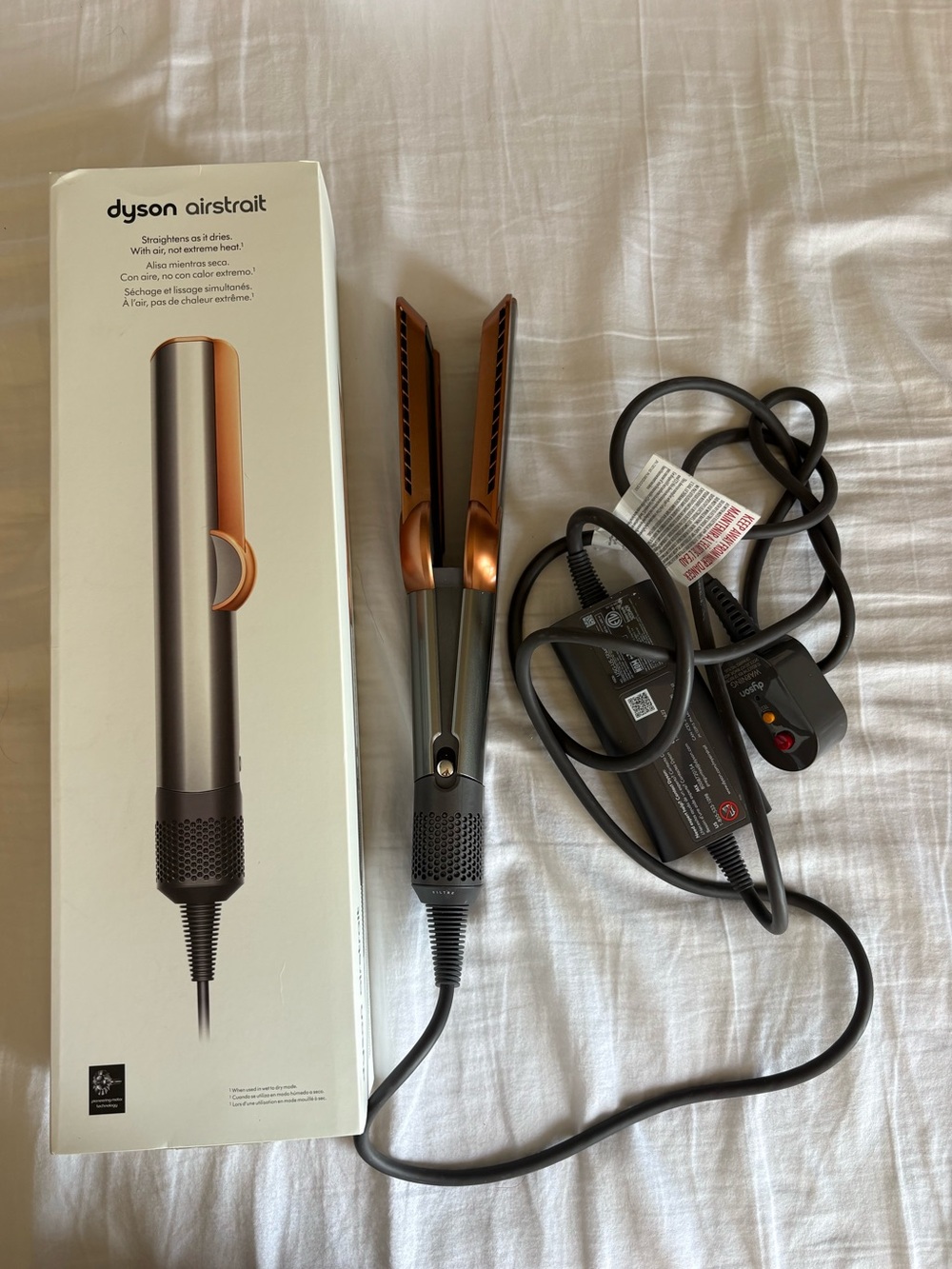 Dyson Airsrait Copper/Gray Hair Straightener